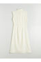 Nevavm Belted Pleated Shirt Dress with a Difference - 6