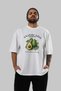 Avocado Avocado Front Printed White Oversize T-Shirt Men Women Cotton Crew Neck T-Shirt - 6