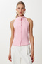 Halter Neckline Woven Vest Lyy0096 Pink - 2