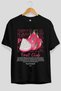 Pitaya Front Printed Black Oversize T-Shirt Men Women Cotton Crew Neck Tshirt - 3