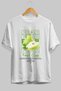 Pear Front Printed White Oversize T-Shirt Men Women Cotton Crew Neck Tshirt - 6