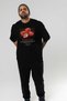 Strawberry Front Printed Black Oversize T-Shirt Men Women Cotton Crew Neck Tshirt - 7