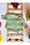 Seasonal Unisex Waffle Fabric 2-Piece Baby Set with Pockets – Top and Bottom Set - 2
