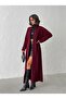 Women's Leopard Patterned Shawl Collar Maxi Size Knitwear Cardigan - 4