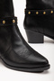 Women's Cowboy Boots - Short with Embroidered Trok Detail - 6
