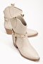 Women's Western Cowboy Embroidered Trok Detailed Short Boots - 5