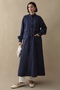 Modal Dark Navy Blue Cap with Pockets