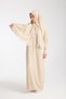 Beige) Color One-Piece Lace-Up Lace Women's Prayer Dress - 5