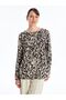 LCW Grace Crew Neck Print Women's T-Shirt
