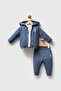 Baby Girl Winter Regular Fit Blue Baby Set Usb2778-C-V1