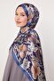 Floral Pattern Indian Silk Shawl - 2