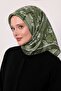 وشاح كريستال لامع بنمط الأزهار