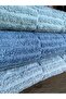 Atlas 3-Piece Bath Towel Set – 100X150 cm 100% Cotton, Soft Textured, Knitted Pattern. - 4