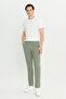 Men's Khaki 100% Cotton Slim Fit Slim Fit Tie Waist Side Pocket Trousers - 2