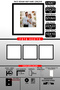 3 قطع إطار 20x20 - إطار شرائح رفيع - إطار أسود - إطار مربع - إطار صورة