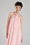 Women's Tie Detailed Backless Design Long Dress - 5