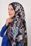 Floral Pattern Indian Silk Shawl