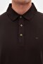 Ds Damat Regular Fit Brown Pique Textured 100% Cotton Polo T-Shirt - 3