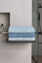 Atlas 3-Piece Bath Towel Set – 100X150 cm 100% Cotton, Soft Textured, Knitted Pattern.