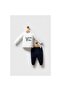 Uspa Baby Boy 3 Piece Set Hooded Zippered Sweatshirt Tshirt Tracksuit Bottom - 2