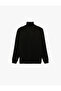 Long Sleeve Basic Turtleneck Sweater - 3