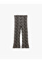 Wide Leg Leggings Corded Floral Cotton - 2