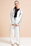 White Lace Striped Cardigan Girl's 2-Piece Tracksuit Set 21246 - 4