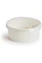 Disposable Paper Bowls Heavy Duty - [38 Ounce - 1100 Ml, Pack Of 25] with Lids - 4