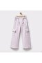 Girl's Elastic High Waist Cargo Pocket 2Ip Sweatpants