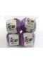 Lot of 4 X 100Gr Skeins Ice Yarns Summer Color (70% Cotton 30% Viscose) Yarn Purple Shades Pink Shades - 4