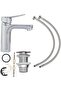 Orchid Silver Chrome Finish Wash Basin Tap - Bathroom Sink Faucet with Intuitive Operation - 2