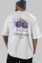 Blackberry Back Printed White Oversize T-Shirt Men Women Cotton Crew Neck Tshirt - 5
