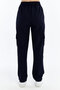 Women's Premium Cargo Pocket Jogger High Waist Parachute Fabric Sweatpants - 5