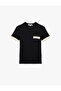 Short Sleeve Crew Neck Modal Blend Fleto Pocket Detail T-Shirt - 3