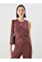 Gathered Women's Knitwear Undershirt with Window Detail - 2