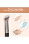 Foundation Contour Conceal Brush Set, 3PCS Angled Synthetic Kabuki Brush for Blending Settin - 4