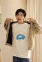 Men/Women Monster Cool Transfer Printed Round Neck Short Sleeve T-Shirt
