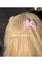 Fairy Girl Bindallı Authentic Pendant Stone Beaded Chain Crown Forehead Tiara with Pen Bow Buckle Pink - 3