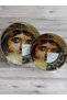 Handmade 12-Piece Porcelain Cake and Serving Plate Set for 6 People Zeugma Series - 3