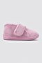 Girl's Homie Plush Velcro Home Boots - Pink - 2