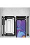 Galaxy A10 Compatible - Case Double Layer Protective Crash Military Tank Case - Gold - 2