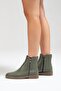 Harben Leather Women's Boots Khaki - 2