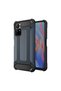 متوافق مع Redmi Note 11S Global - حافظة مزدوجة الطبقات واقية من الصدمات - حافظة عسكرية - أحمر - 2