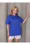 Grody.T Women's Oversize Loose Boyfriend T-Shirt Crew Neck, Two-Thread Knitted T-Shirt. - 7