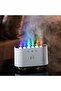 3D flame-effect aroma diffuser & cool mist humidifier—LED fire lamp creates a cozy, soothing vibe. - 3