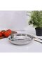 Stainless Steel Dinner Plates, Rice Plates, Set of 3 Pieces (19.5 cm) - 4