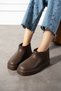 Women's Waterproof Warm Cold Weather Resistant Eva Sole Winter Boots with Faux Fur Inside
