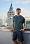 Men's 100% Organic Cotton Natural Short Sleeve High Quality Pajama Set with Shorts
