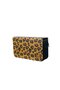 Pencil Case Leopard Pattern Three Compartment Vegan Leather (Pencil Case) - 4