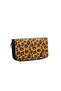 Pencil Case Leopard Pattern Three Compartment Vegan Leather (Pencil Case) - 2